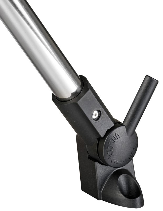 Porta Asta Doppio Regolabile Per Canne Da Pesca &ndash; Acciaio Inox, Angolo Regolabile, 2 Pezzi