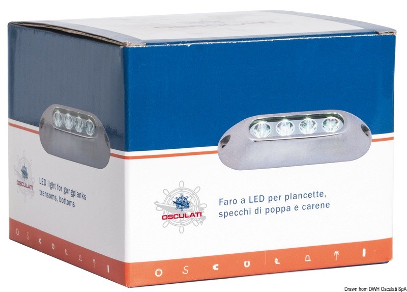 Luci LED Utility Cromo Per Moto/Camion – Luce Sottoscocca Pod Piede – Autolumination