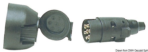 Convertitore Presa Da Traino 7 A 13 Pin - Per Roulotte E Rimorchi