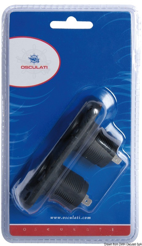 Presa Accendisigari Doppia 12V/24V Con Montaggio Superficiale, Impermeabile, Per Auto, Moto, Barca E Trattore