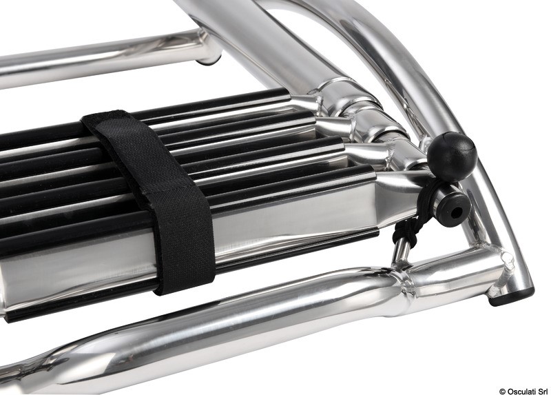 Scaletta Per Gommoni Osculati - 3 Gradini Snodati, Leggera E Galleggiante - Foto 2