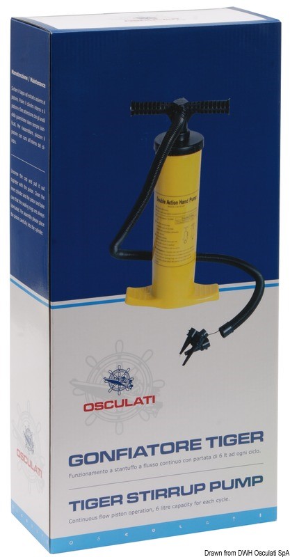 Gonfiatore Per Parabordi OSCULati - Alta Pressione 1.7 BAR Con 4 Adattatori Universali - Foto 11