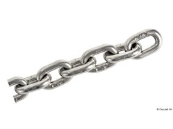 Catena calibrata in acciaio inox AISI 316