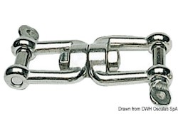 Girella inox grillo/grillo 5 mm