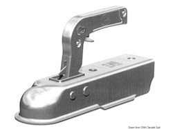 Gancio traino quadro 50 mm max 750 kg