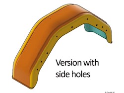 Parafango Moplen ruote 12''/13" fori lat. standard