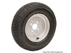 Ruote pneumatiche per carrelli alta velocità 4/8"