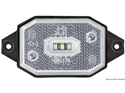 Fanale posizione LED anteriore luce bianca staffa