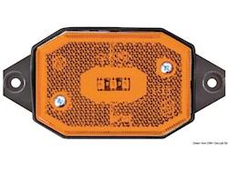 Fanale posizione LED laterale luce arancio staffa
