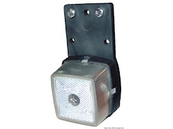 Fanale d'ingombro base gomma bianco