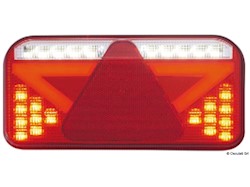 Fanale post. LED sx con catadriotto triangolare 6 funz.