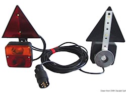 Kit luci posteriori fissaggio magnetico+triangoli