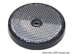 Catarifrangente bianco 60 mm