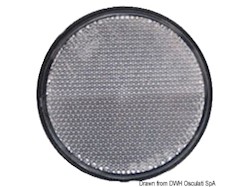 Catarifrangente adesivo bianco 60 mm