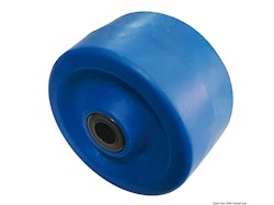 Rullo laterale blu 135x75 mm foro 22 mm