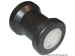 Rullo centrale PVC Ø foro 15 mm