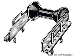 Rullo posteriore 60 mm singolo