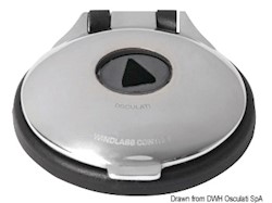 Pulsantiera a pedale inox/nero