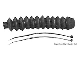 Soffietto in gomma per protezione cavi