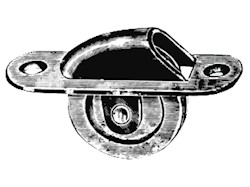 Carrucola da incasso 60 mm