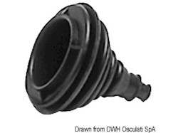 Soffietto passacavi gomma nera