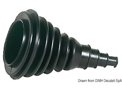 Maxi soffietto passacavi nero