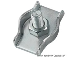 Morsetti inox semplice 5 mm