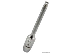 Terminale filettato x rig tessile per cima Ø6 mm