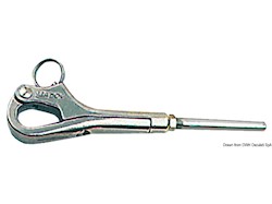 Moschettone inox pellicano 4 x 8 mm