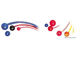 Stopper nylon foro Ø 4 mm rosso