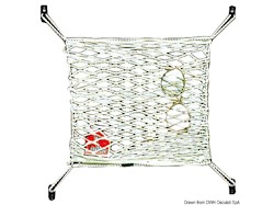 Rete elastica in nylon porta oggetti
