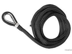 Gherlino Cima Per Ormeggio Nero - Diametro 16mm, Lunghezza 10m, Poliestere Resistente - Foto 7