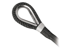 Cima ormeggio impiombata 16 mm x 11 m nera