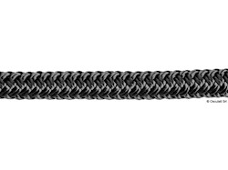 Doppia treccia nera mm 18