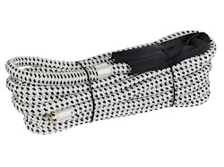 Treccia da ormeggio con gassa impiombata e cover di protezione 24mm x 13m