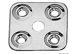 Piastrina fissa cinghie 62x40 mm
