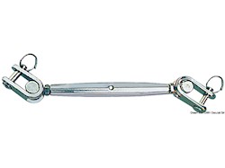 Tenditore con due forcelle snodate