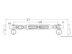 Forcella fissa dx 3/4"
