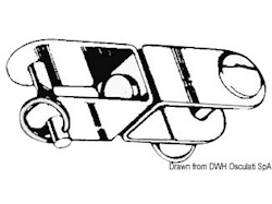 Girella inox 13 x 15 mm