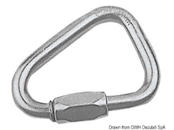 Moschettone Delta con apertura a vite