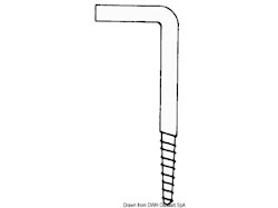 Rampini inox vite 40 x 3,5 mm (blister 7 pz)