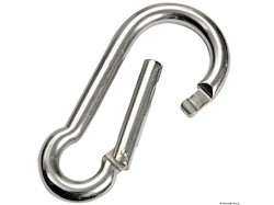 Moschettone inox senza sporgenza 5 mm