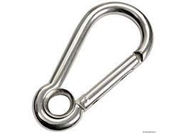 Moschettone inox senza sporgenza 5 mm