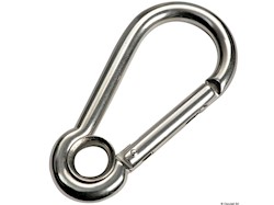 Moschettone inox senza sporgenza 10 mm