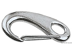 Moschettoni inox a molla mm 50