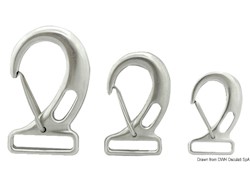 Moschettone per nastro mm 72x32