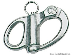 Moschettone in acciaio inox per spinnaker, drizze ed usi generici