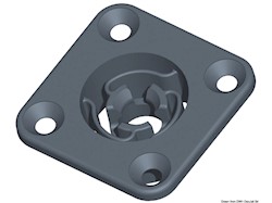 Clip quadarata autoallineante diam. 25 mm.