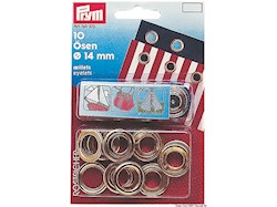 Serie di occhioli in ottone