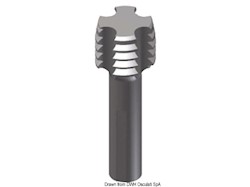 Clip system per filettare foro Ø16,8 mm